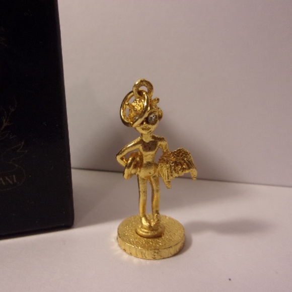 House of Borvani Jewelry House Of Borvani Fallen Angel Gold Tone